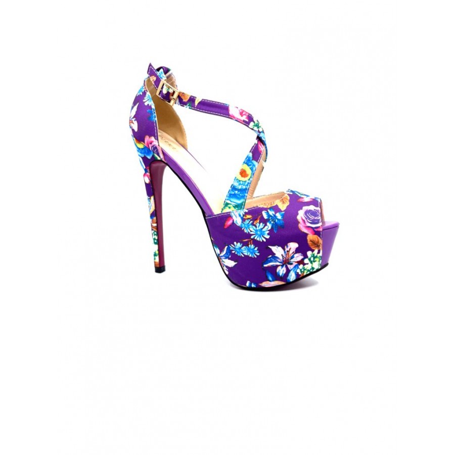 Sandale SQ1653 PURPLE R3/5/5 - Sandale Toc - wowreduceri.ro