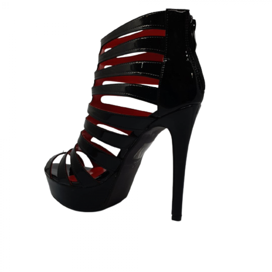 Sandale K1L9848-3 BLACK P2 - Sandale Toc - wowreduceri.ro