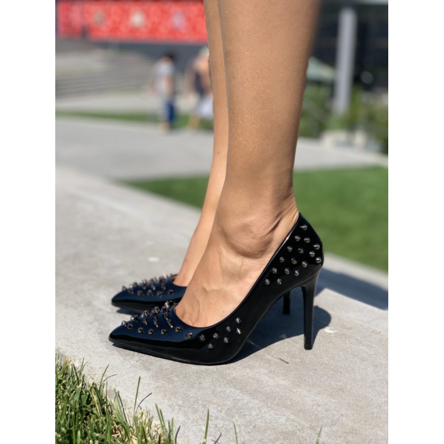 Pantofi SK1117 Black R1/5/1 - Pantofi toc -wowreduceri.ro Pantofi SK1117 Black R1/5/1 - Pantofi toc - wowreduceri.ro