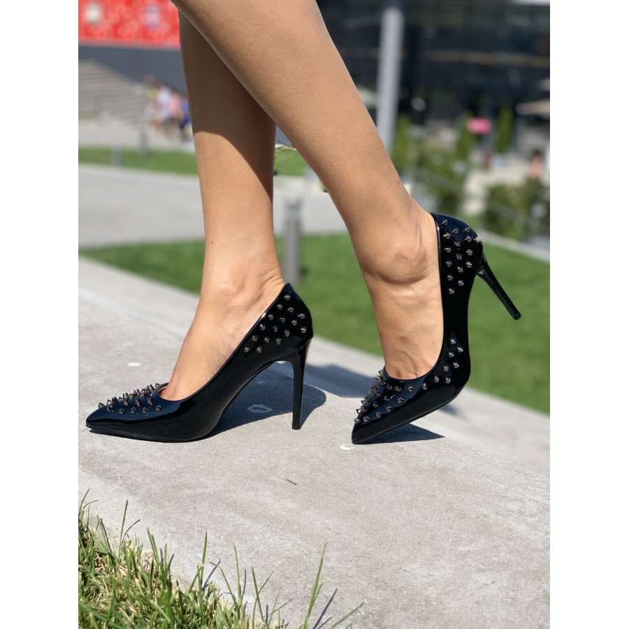 Pantofi SK1117 Black R1/5/1 - Pantofi toc -wowreduceri.ro Pantofi SK1117 Black R1/5/1 - Pantofi toc - wowreduceri.ro
