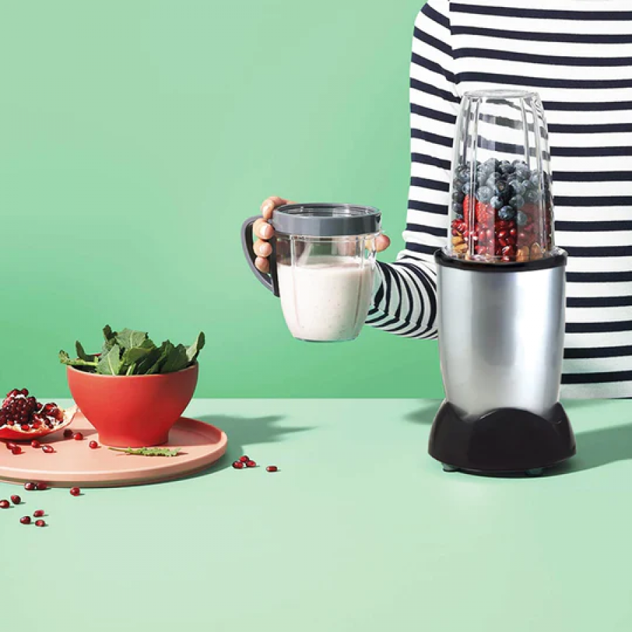 Blender Bullet Multifunctional  +  Accesorii incluse, Ideal Pentru Pregatirea Unei Bauturi Sanatoase si Pline de Vitamine