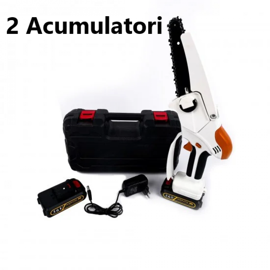Drujba Mini Fierastrau Werstil, 6 inch, cu 2 Acumulatori 36V, COD 02300 WOW Drujba Mini Fierastrau Werstil, 6 inch, cu 2 Acumulatori 36V, COD 02300 WOW