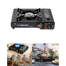 Aragaz Portabil Happy Home, Pentru Camping, cu Dubla Alimentare, Butelie Spray sau Gaz. Cod 0550chmndrj