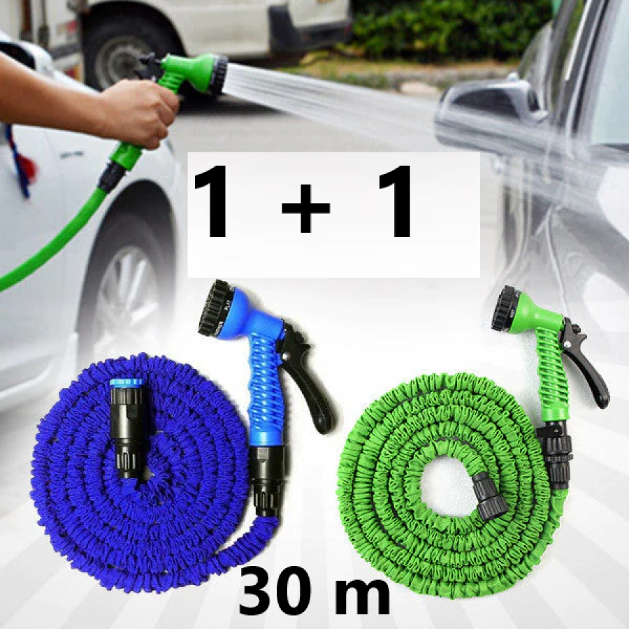Oferta 2 Bucati Furtun Extensibil De Gradina 30m + Pistol de Stropit Inclus Oferta 2 Bucati Furtun Extensibil De Gradina 30m + Pistol de Stropit Inclus