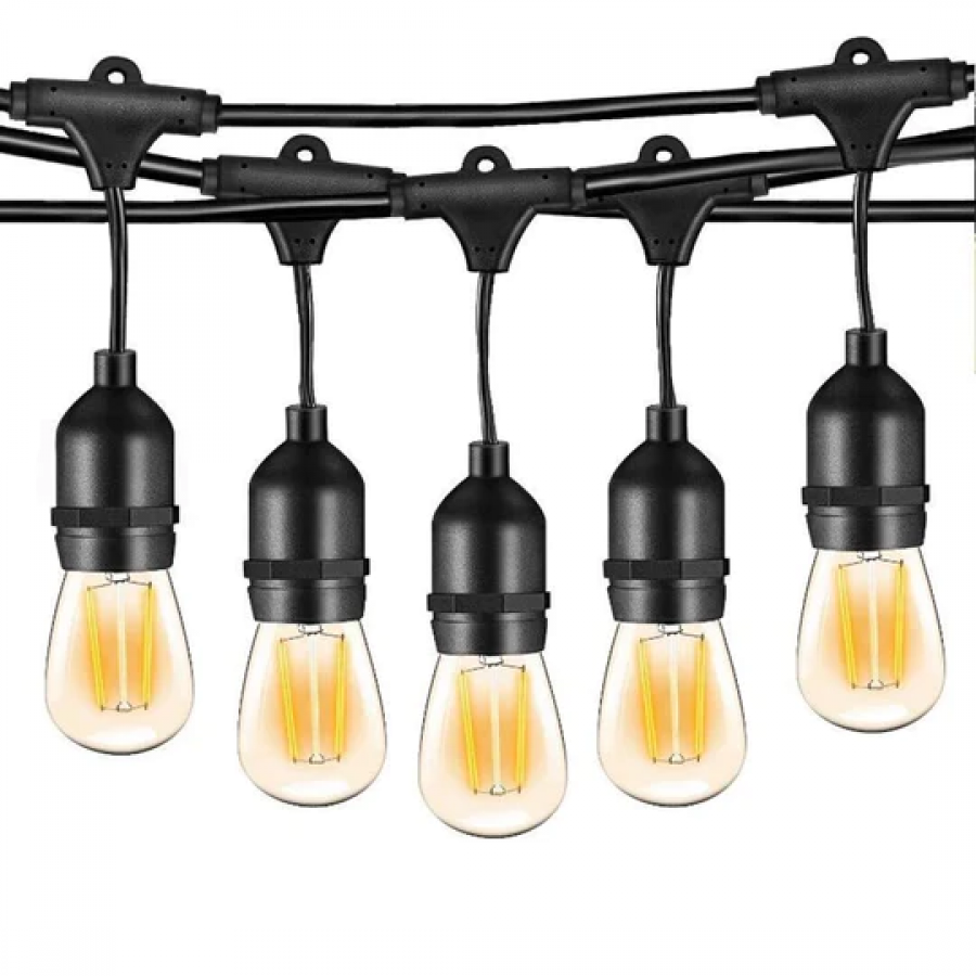 Ghirlanda Luminoasa Solara, 5 Metri cu 10 Becuri, Incarcare Panou Solar cod 0900