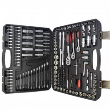 Trusa Chei Combinate, 216 Piese,  Chei Tubulare, Chei Fixe cu Clichet si Adaptor Trusa Chei Combinate, 216 Piese,  Chei Tubulare, Chei Fixe cu Clichet si Adaptor