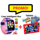 Kids Smart Watch  Roz,   Ceas Inteligent Pentru Copii+ Tableta Magic Pad