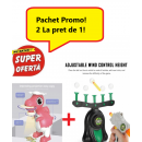 Oferta 2 in 1= Jucarie Dark Shot cu Mingi zburatoare si Pistol cu tinte + Proiector Pentru Desen in Forma de Dinozaur, Roz Oferta 2 in 1= Jucarie Dark Shot cu Mingi zburatoare si Pistol cu tinte + Proiector Pentru Desen in Forma de Dinozaur, Roz