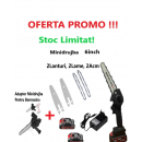 Super Oferta WOW- Mini Drujba Fierastrau 2Acumulatori, 2Lame, 2Lanturi + Adaptor Tip Minidrujba, Pentru Bormasina Super Oferta WOW- Mini Drujba Fierastrau 2Acumulatori, 2Lame, 2Lanturi + Adaptor Tip Minidrujba, Pentru Bormasina