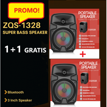 Oferta 2 Bucati x Mini Boxa Portabila ZQS1328, Putere 8W, 3 inch, Lumini Led RGB, Incarcare rapida,1200 mA Oferta 2 Bucati x Mini Boxa Portabila ZQS1328, Putere 8W, 3 inch, Lumini Led RGB, Incarcare rapida,1200 mA