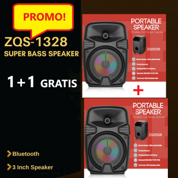 Oferta 2 Bucati x Mini Boxa Portabila ZQS1328, Putere 8W, 3 inch, Lumini Led RGB, Incarcare rapida,1200 mA Oferta 2 Bucati x Mini Boxa Portabila ZQS1328, Putere 8W, 3 inch, Lumini Led RGB, Incarcare rapida,1200 mA