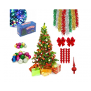 Oferta Brad Artificial de Craciun 90 cm, Suport Inclus + Cadou Accesorii Impodobit- Instalatie Colorata 100Led, 24 Globulete, 1 Beteala, 1 Varf Brad si 12 Fundite Rosii Oferta Brad Artificial de Craciun 90 cm, Suport Inclus + Cadou Accesorii Impodobit- Instalatie Colorata 100Led, 24 Globulete, 1 Beteala, 1 Varf Brad si 12 Fundite Rosii