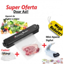 Oferta WOW!- Aparat De Sigilat Si Vidat Sealer, Electric, 220V + Mini Dispozitiv Portabil pentru Sigilat si Etansat Pungi + Cadou 5 Pungi Sigilat Oferta WOW!- Aparat De Sigilat Si Vidat Sealer, Electric, 220V + Mini Dispozitiv Portabil pentru Sigilat si Etansat Pungi + Cadou 5 Pungi Sigilat