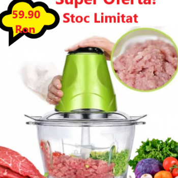 Tocator Electric Multifunctional pentru Carne, Fructe si Legume Tocator Electric Multifunctional pentru Carne, Fructe si Legume