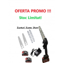 Super Oferta WOW- Mini Drujba Fierastrau 2Acumulatori, 2Lame, 2Lanturi