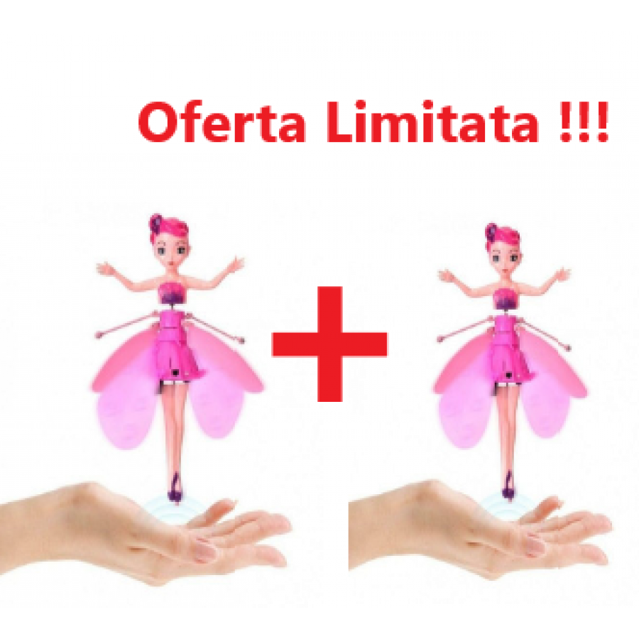Super Oferta! 2 Bucati x Papusa Printesa Zburatoare, cu incarcare USB Super Oferta! 2 Bucati x Papusa Printesa Zburatoare, cu incarcare USB