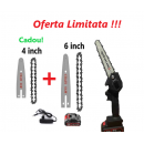 Oferta WOW- Mini Drujba cu Acumulator, cu 1Lant, 1Lama 6 inch + Cadou- 1Lant/ 1Lama 4 inch Oferta WOW- Mini Drujba cu Acumulator, cu 1Lant, 1Lama 6 inch + Cadou- 1Lant/ 1Lama 4 inch