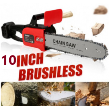 Drujba Motofierastrau cu lant 10 inch, cu 1Lama, 1Lant si Acumulator, Lithium 1200 W, 4200rpm