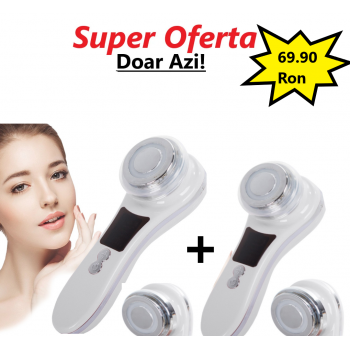 Promo 2 Bucati x Aparat Pentru Masaj si Tonifiere Faciala 4 in 1 Promo 2 Bucati x Aparat Pentru Masaj si Tonifiere Faciala 4 in 1