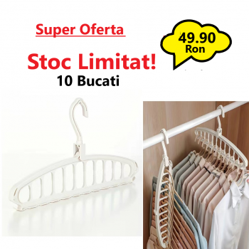 Oferta 10 Bucati x Suport Depozitare si Organizare Pentru Umerase