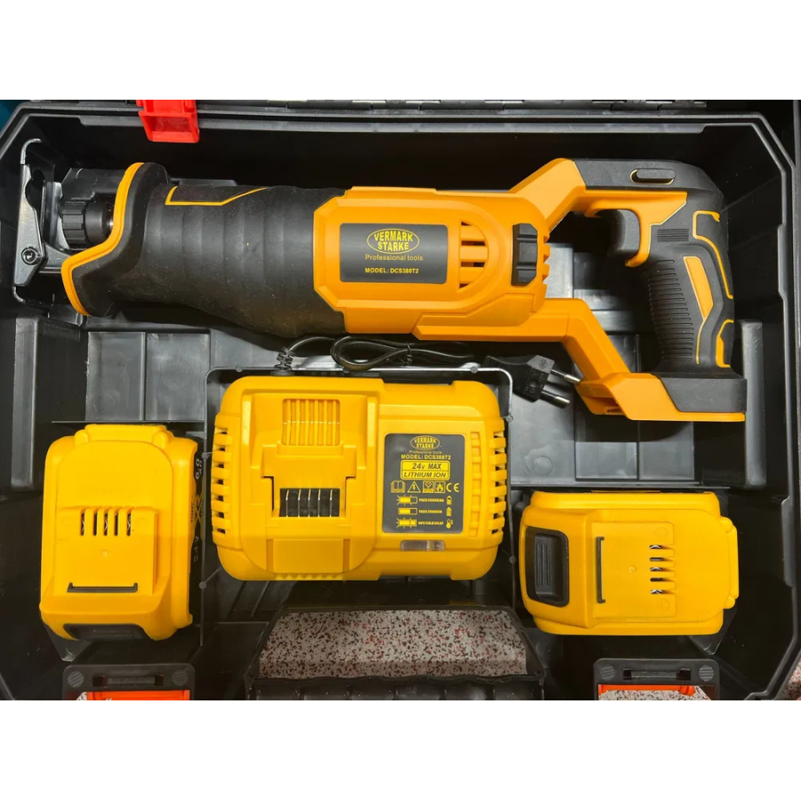 Fierastrau Sabie, 2 acumulatori 24V 5Ah, 3300rpm, Cod VM0170W Fierastrau Sabie, 2 acumulatori 24V 5Ah, 3300rpm, Cod VM0170W
