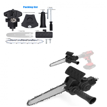 Adaptor Tip Minidrujba Fierastrau Pentru Bormasina, lant   4 inch cod  030  Adaptor Tip Minidrujba Fierastrau Pentru Bormasina, lant   4 inch cod  030