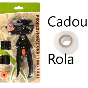 2 IN 1 Cleste de altoit si Foarfeca de mana pentru gradina cu 3 cutite U V Omega, Cadou Banda Pentru Altoit  2 IN 1 Cleste de altoit si Foarfeca de mana pentru gradina cu 3 cutite U V Omega, Cadou Banda Pentru Altoit