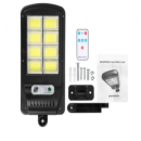 Set 2 Lampi Solare de Perete cu 8 cadrane, 160 Leduri,  Solar Induction Street Lamp 