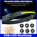 Set 2 Lanterne de cap cu Acumulator, Frontale, Unghi larg de iluminare, Led Puternic si Senzor Miscare Set 2 Lanterne de cap cu Acumulator, Frontale, Unghi larg de iluminare, Led Puternic si Senzor Miscare