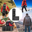 Panou Solar Portabil Pliabil cu Functie de Power Bank Tip Geanta 