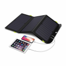 Panou Solar Portabil Pliabil cu Functie de Power Bank Tip Geanta 