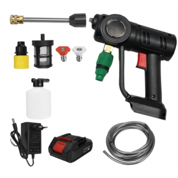 Aparat de Spalat Electric , Pistol cu Presiune Puternic 8L/min, 25 Bari cu Acumulator 