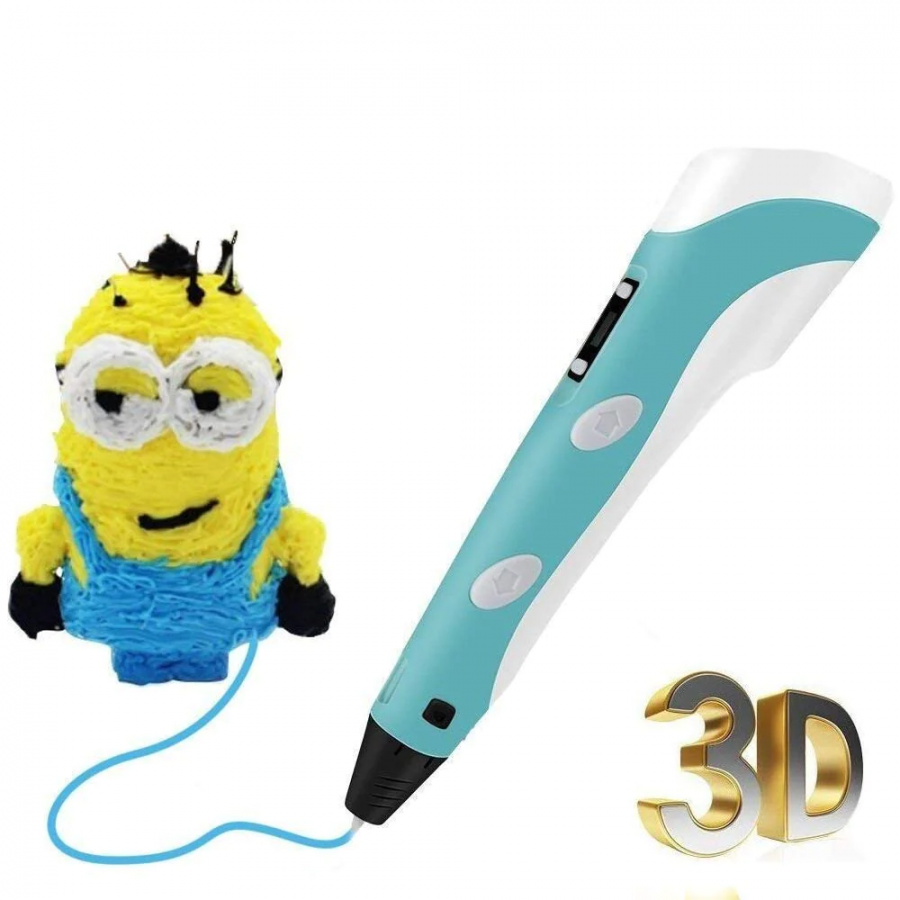 Stilou Creativ Pentru Desenat In Spatiu 3D, Pentru Incepatori, Cu Afisaj Si Filamente Multicolore Stilou Creativ Pentru Desenat In Spatiu 3D, Pentru Incepatori, Cu Afisaj Si Filamente Multicolore