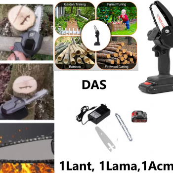 Mini Drujba Fierastrau DAS - cu 1 Lant, 1 Lama, 1 Acumulator si Incarcator,  24 v Mini Drujba Fierastrau DAS - cu 1 Lant, 1 Lama, 1 Acumulator si Incarcator,  24 v
