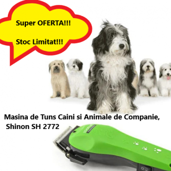 Masina de Tuns Caini si Animale de Companie, Shinon SH 2772, 0200ZD Masina de Tuns Caini si Animale de Companie, Shinon SH 2772, 0200ZD