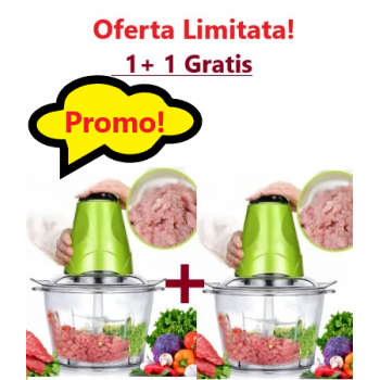 Super Oferta WOW- 2Buc x Tocator Electric Multifunctional pentru Carne, Fructe si Legume
