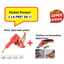 Pachet Promo, 2 La pret de 1! Pistol Profesional Pentru lipit/sudat plastic + Foarfeca cu Acumulator, Multi Cutter Pachet Promo, 2 La pret de 1! Pistol Profesional Pentru lipit/sudat plastic + Foarfeca cu Acumulator, Multi Cutter