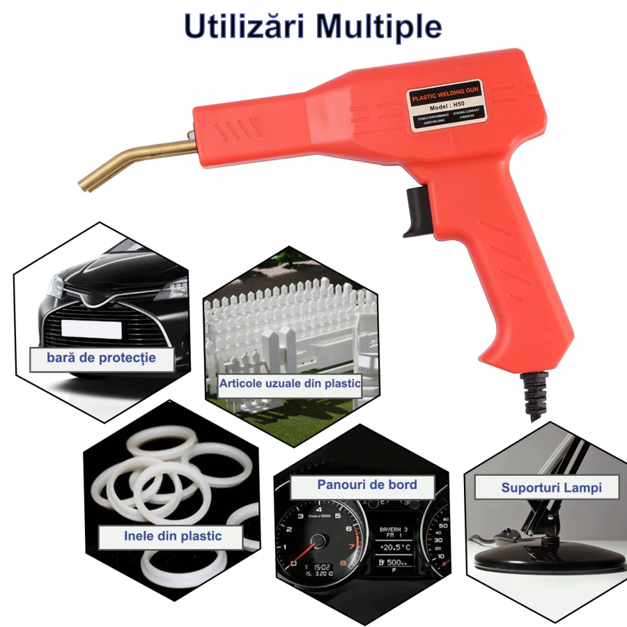 Pachet Promo, 2 La pret de 1! Pistol Profesional Pentru lipit/sudat plastic + Foarfeca cu Acumulator, Multi Cutter Pachet Promo, 2 La pret de 1! Pistol Profesional Pentru lipit/sudat plastic + Foarfeca cu Acumulator, Multi Cutter