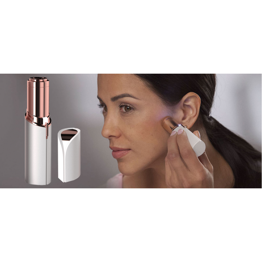 Mini Epilator Facial Flawlbss, Hipoalergenic, in Forma de Ruj, cu Incarcare USB Mini Epilator Facial Flawlbss, Hipoalergenic, in Forma de Ruj, cu Incarcare USB
