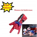 Mini Epilator Facial Flawlbss, Hipoalergenic, in Forma de Ruj, cu Incarcare USB Manusa lui Spiderman, Manusa cu Lansator, 2 Sageti cu Ventuza, Rosie, Pentru Copii Peste 5 ani, din Material Textil