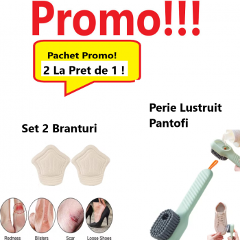 Oferta zilei, Pachet Perie Lustruit Pantofi, Multifunctionala + Set 2 Branturi Oferta zilei, Pachet Perie Lustruit Pantofi, Multifunctionala + Set 2 Branturi