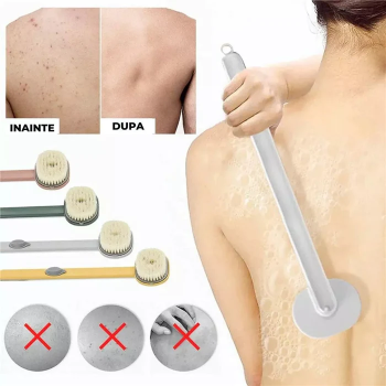 Oferta zilei, Perie de baie multifuncțională pentru spate, baie, duș Oferta zilei, Perie de baie multifuncțională pentru spate, baie, duș