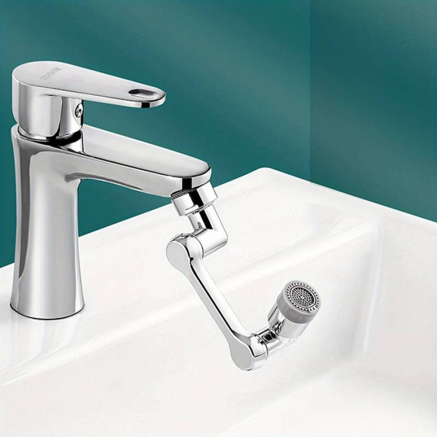 Prelungitor Flexibil Faucet Splash, Universal Pentru Robinet, Cap Rotativ, ideal in Bucatarie, 0100ZD Prelungitor Flexibil Faucet Splash, Universal Pentru Robinet, Cap Rotativ, ideal in Bucatarie, 0100ZD