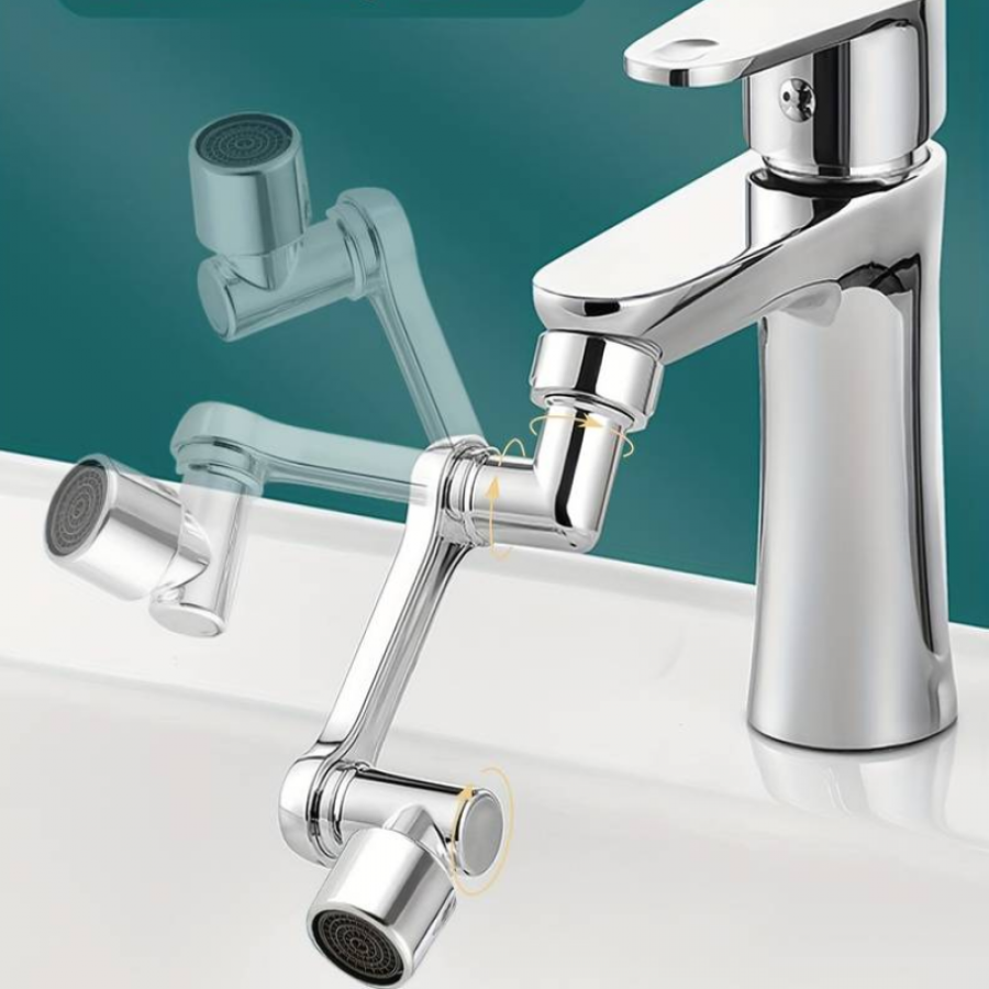 Prelungitor Flexibil Faucet Splash, Universal Pentru Robinet, Cap Rotativ, ideal in Bucatarie, 0100ZD Prelungitor Flexibil Faucet Splash, Universal Pentru Robinet, Cap Rotativ, ideal in Bucatarie, 0100ZD