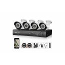 KIT CCTV DVR, SISTEM SUPRAVEGHERE, 4 CAMERE INTERIOR/EXTERIOR - Camere de supraveghere - wowreduceri.ro