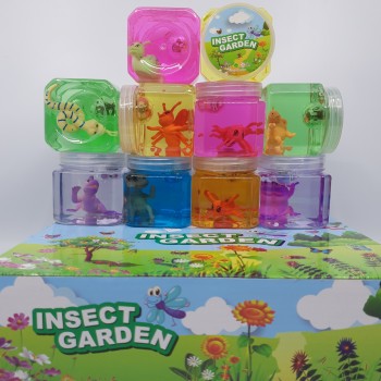 Slime Insect Garden cu luminite 12 borcane diverse figurine Slime Insect Garden cu luminite 12 borcane diverse figurine
