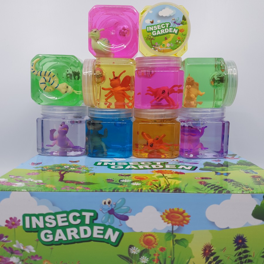 Slime Insect Garden cu luminite 12 borcane diverse figurine - Lumea Copiilor - wowreduceri.ro