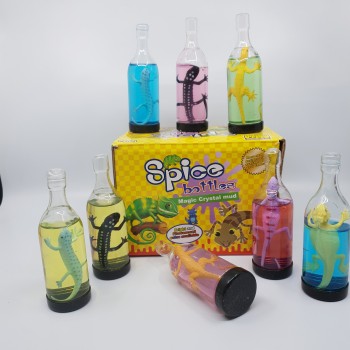 Slime Spice Bottle Fosforecent Cu figurine 12 bucati Slime Spice Bottle Fosforecent Cu figurine 12 bucati