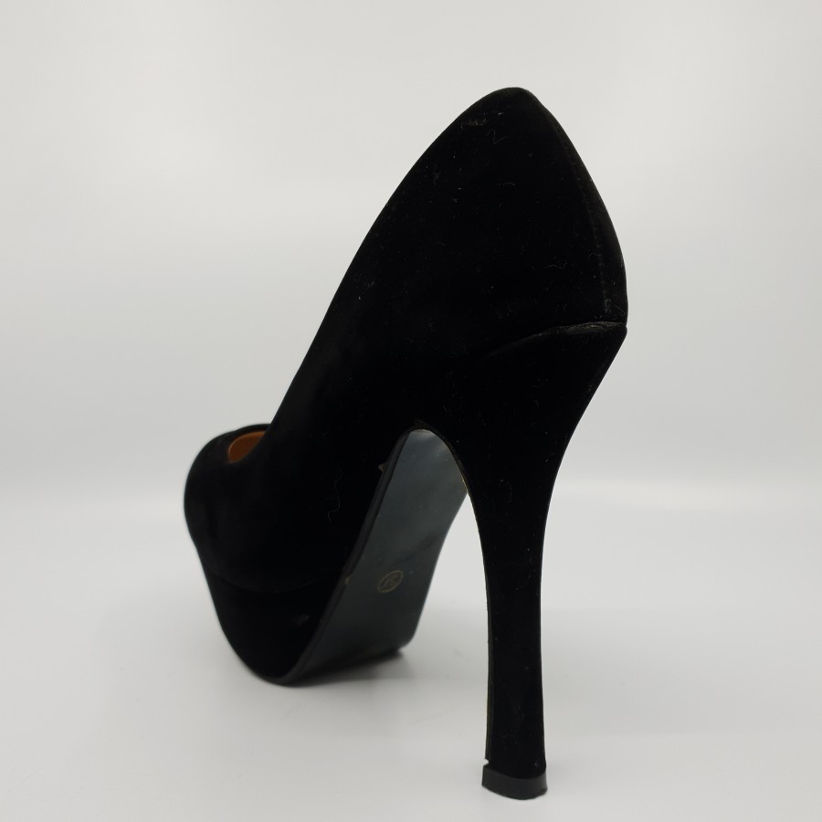 Pantofi casual DD12 BLACK R1/9/2 - Pantofi toc -wowreduceri.ro Pantofi casual DD12 BLACK R1/9/2 - Pantofi toc - wowreduceri.ro