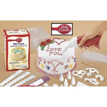 Kit pentru decorat torturi si prajituri, 100 piese Kit pentru decorat torturi si prajituri, 100 piese